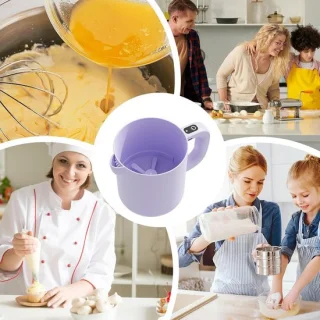 Elektrische eierklopper - keukenmixer - paars