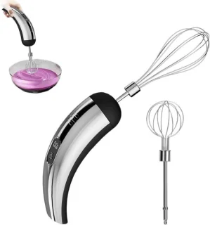 Elektrische Eierroerder - Handmixer Draadloos - Bakken en Koken - Instelbare Snelheden - 6 x 15 x 6 cm