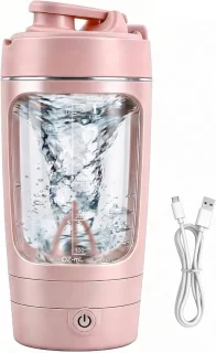 Elektrische eiwitshaker 630 ml (roze)