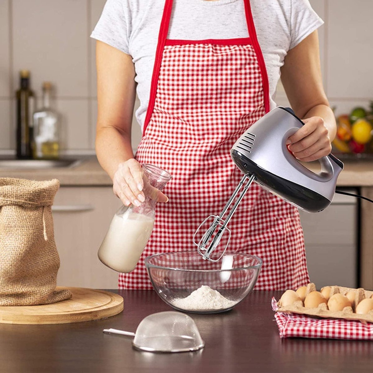 Elektrische handmixer 500 W met accessoires