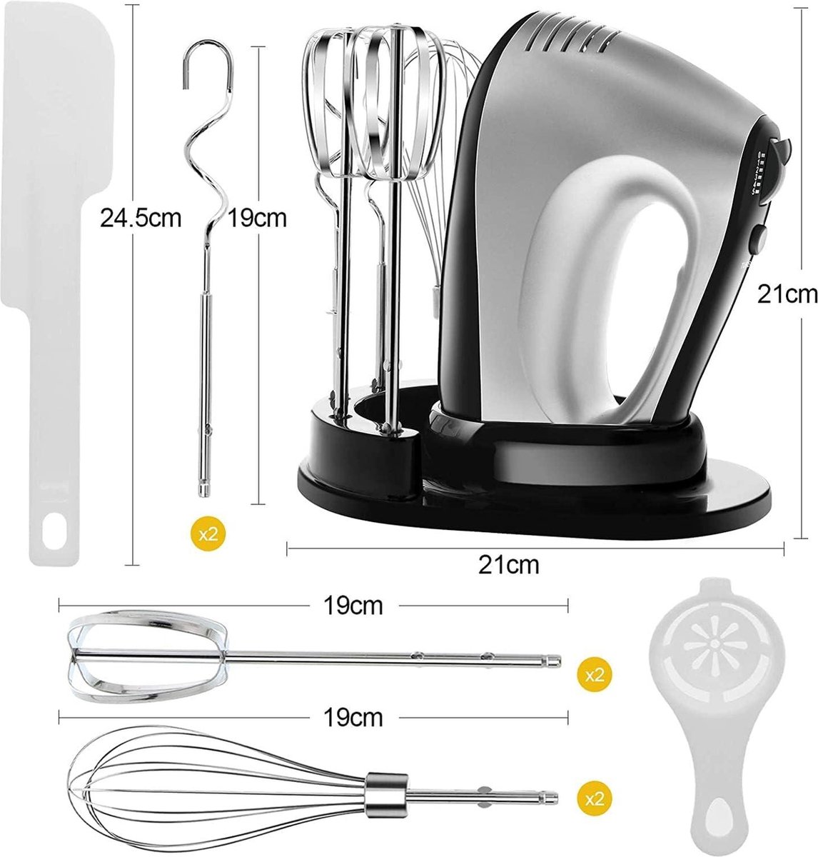 Elektrische handmixer 500 W met accessoires