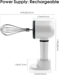 Elektrische handmixer RVS