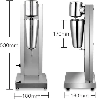 Elektrische Milkshake Mixer RVS