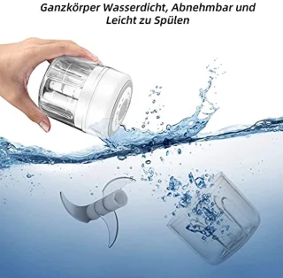 Elektrische mini groentehakker - 100/250 ml