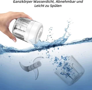 Elektrische mini groentehakker 100/250 ml