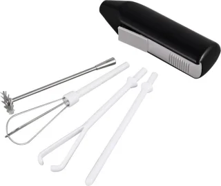 Elektrische mini mixer zwart