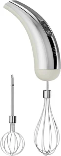 Elektrische mixer met draadloze garde - zilver wit