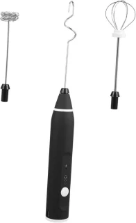 Elektrische mixer - opschuimer garde - zwart