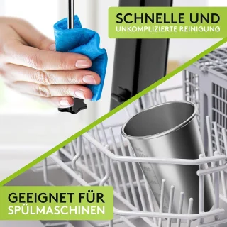 Elektrische Shaker & Staafmixer 500ml RVS - Proteïneshake Mixer