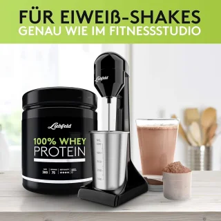 Elektrische Shaker & Staafmixer 500ml RVS - Proteïneshake Mixer