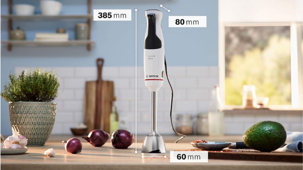 ErgoMaster Serie 4 Staafmixer Wit