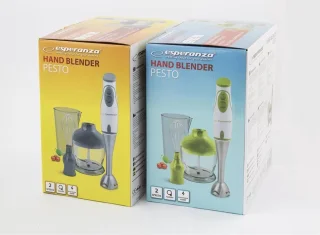 Esperanza Pesto Staafmixerset 450W Grijs