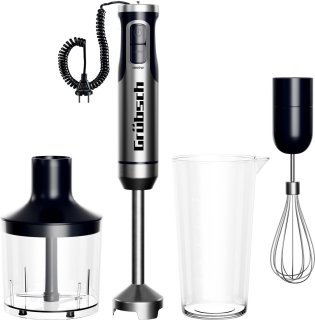 Grübsch GH-1000W Pro 3-in-1 Staafmixer Set
