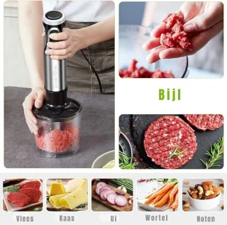 GTB® Braun Staafmixer Set Zwart