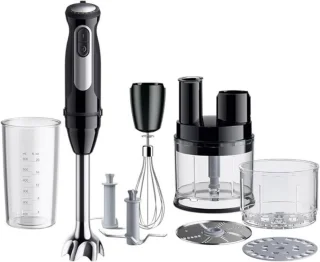 GTB Staafmixer Braun met Hakmolen Zwart 21cm