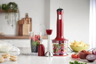 GTB Staafmixer Set Braun Rood