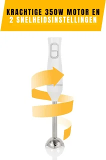 GTB Staafmixer Set Braun Wit