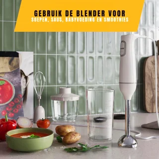 GTB Staafmixer Set Braun Wit