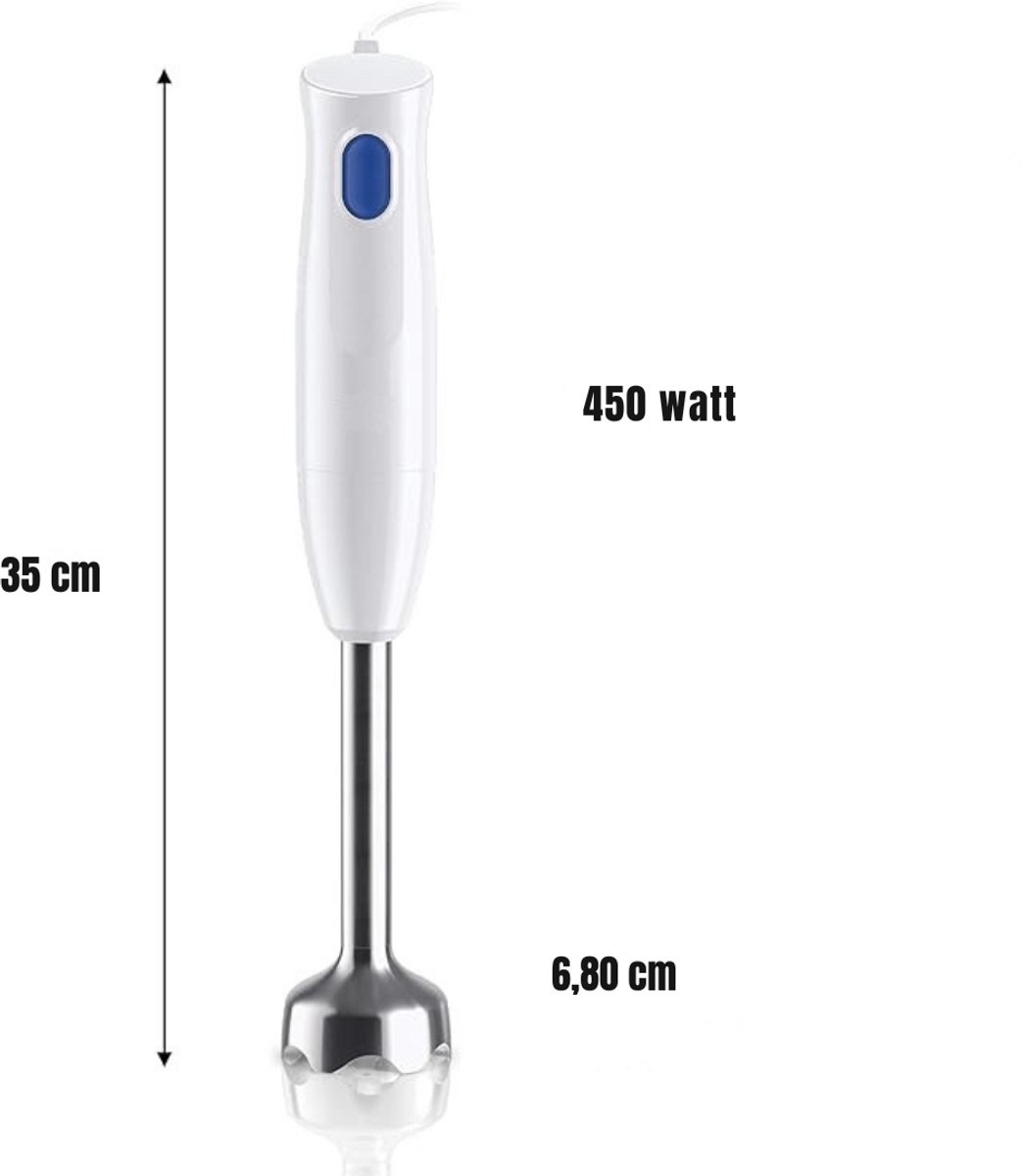GTB Staafmixer Set Braun Wit