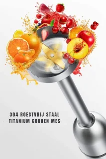 GTB® Staafmixer Set Braun Zilver