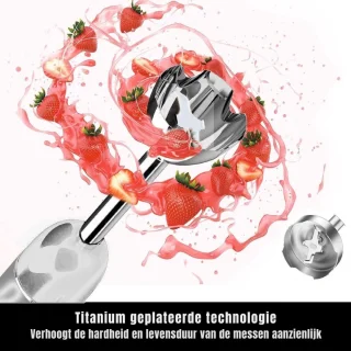 GTB Staafmixer Set Braun Zwart