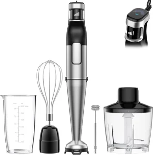 Hand blender set - staafmixer - zwart