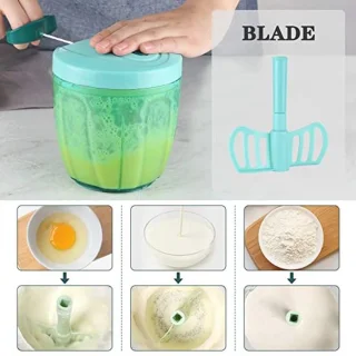 Handmatige Voedsel- en Groentechopper 900 ml