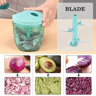 Handmatige Voedsel- en Groentechopper 900 ml