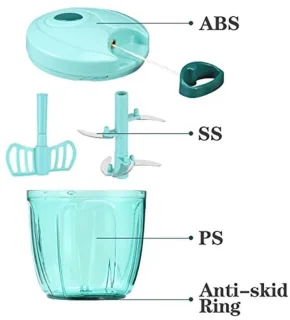 Handmatige Voedsel- en Groentechopper 900 ml