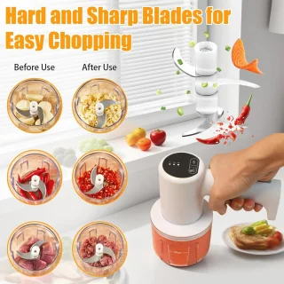 Handmixer met hakmolen