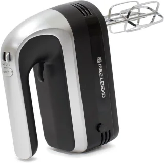 Handmixer met staafmixer - keukenmixer set - zwart