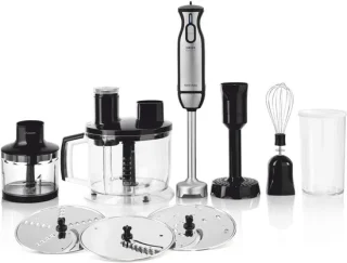 Handmixer set 1000 watt zwart