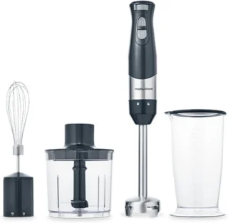 Handmixer set - keukenmixer blender - grijs