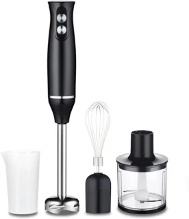 Handmixer set - keukenstaafmixer - zwart