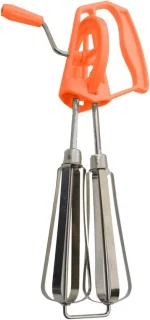 Handslingermixer eierklopper 25 cm oranje