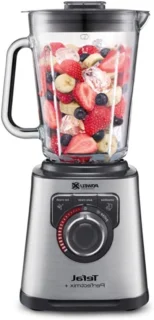 High speed blender smoothie maker 2L RVS/donkergrijs
