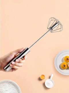HOME ONLINE Eierklopper semi-automatisch zilver