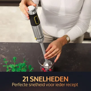 JAP Appliances ForceBlend F2 5in1 Staafmixer Set Zwart/RVS