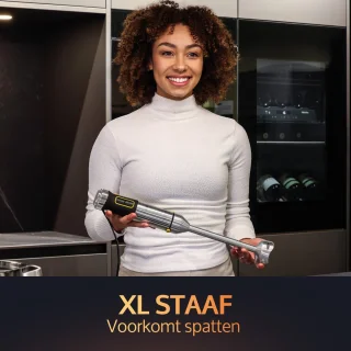 JAP Appliances ForceBlend F2 5in1 Staafmixer Set Zwart/RVS