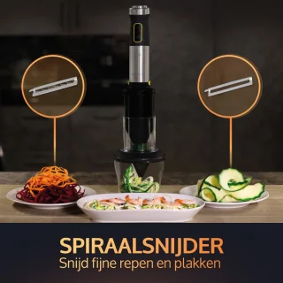 JAP Appliances ForceBlend F3 Staafmixer Set Zwart/RVS