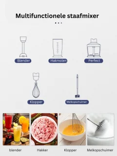 JMZR Staafmixer Set Draadloos