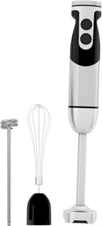 KAD staafmixer set met hakmolen, draadloos, zwart