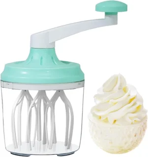 Keuken Mixer - Hand Garde Blender - Snel Mixen Bakken - Antislip Voetkussentjes - 1200 ml - Turkoois