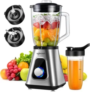 Keukenblender met glas en To-Go beker