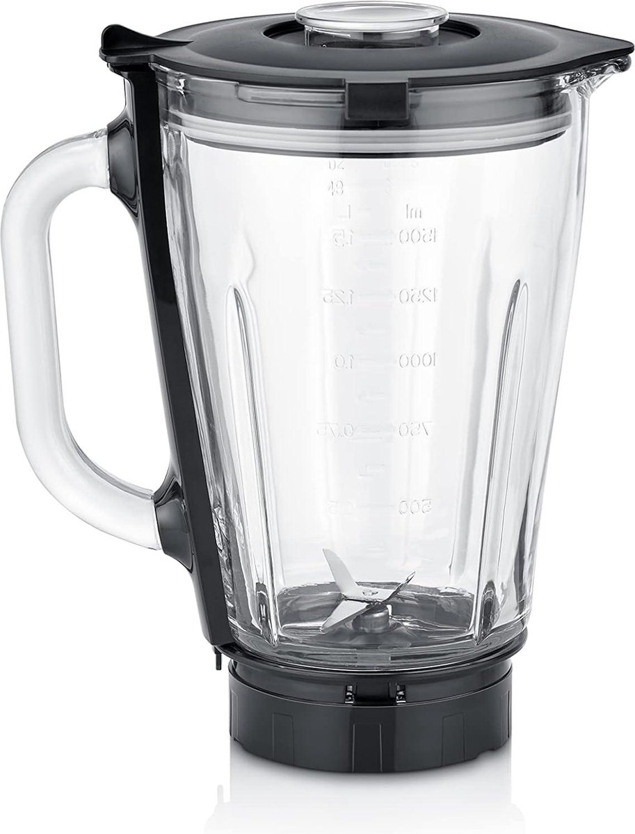 Keukenmachine KM 3896 3897 3898 Blenderopzetstuk met glazen kan 1,5L