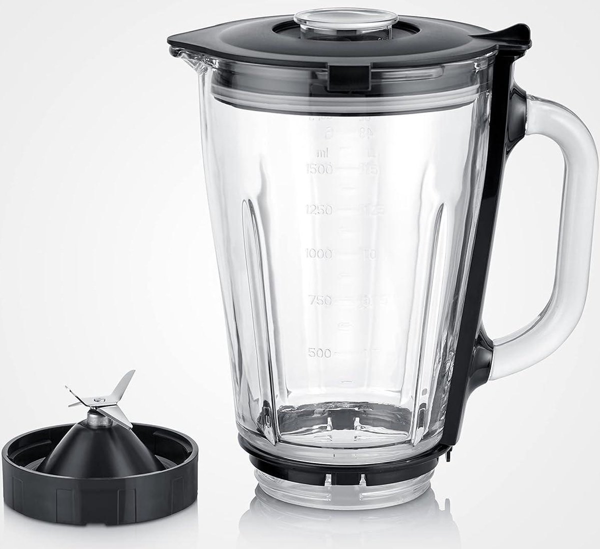 Keukenmachine KM 3896 3897 3898 Blenderopzetstuk met glazen kan 1,5L