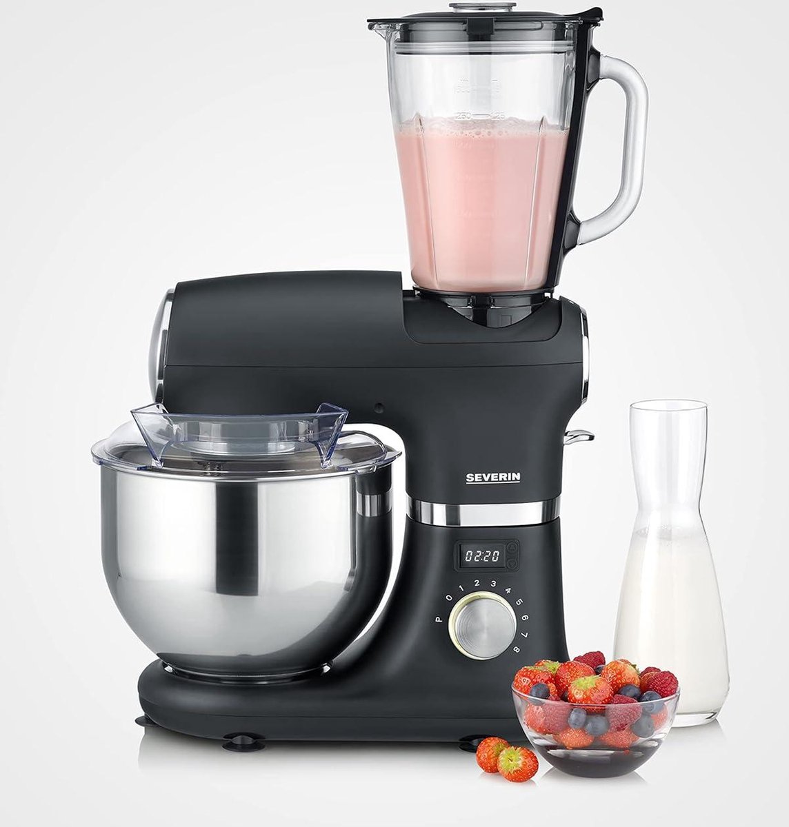 Keukenmachine KM 3896 3897 3898 Blenderopzetstuk met glazen kan 1,5L