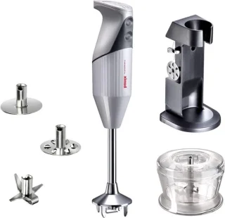 Keukenmixer handblender wit lichtgrijs