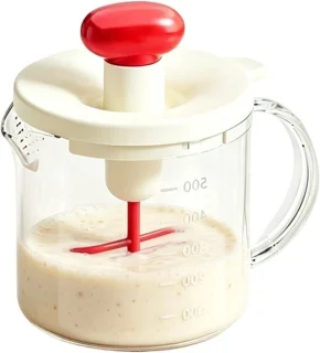 Keukenmixer met beker rood
