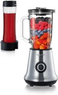 Keukenmixer smoothie maker zilver zwart